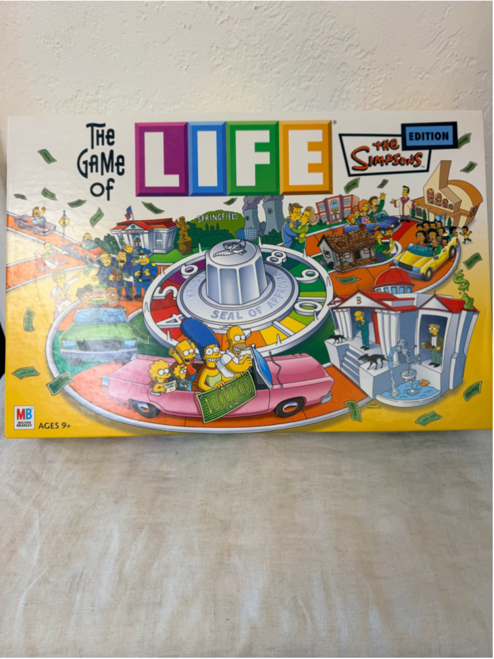 Vintage 2004 The Simpsons Edition Game of Life Complete Milton Bradley Hasbro